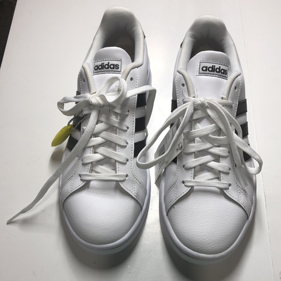 NWT Adidas Grand Court white sneakers size 8 - Picture 2 of 8